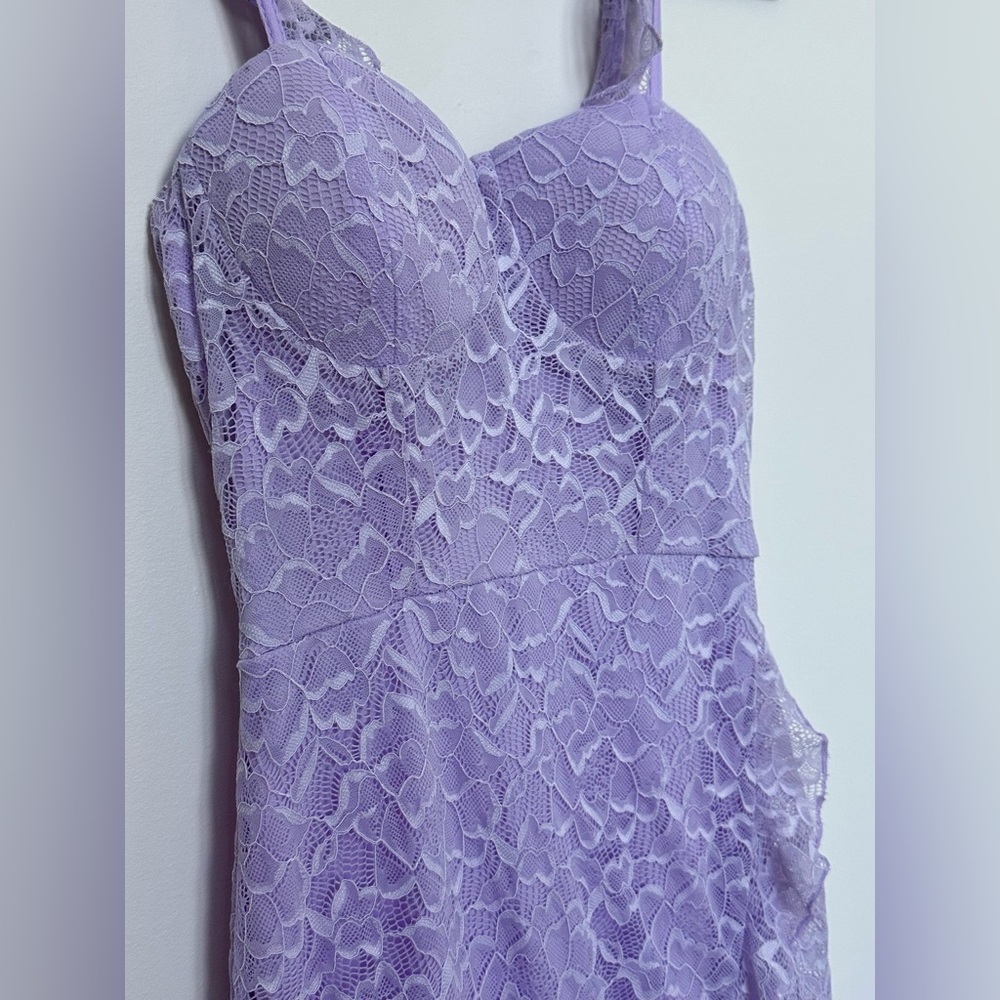 Material Girl Light Purple Lace Dress